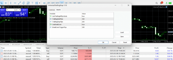Universal Trailing Stop and Breakeven EA - Image 2